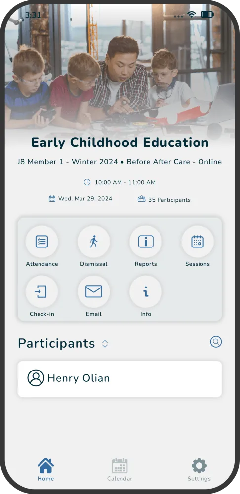 education page mobile app