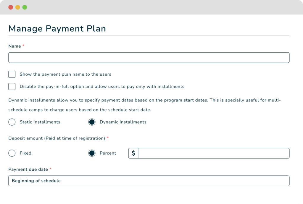 Flexible Payment Plans for Parents